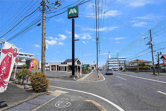 西方面からお越しの場合